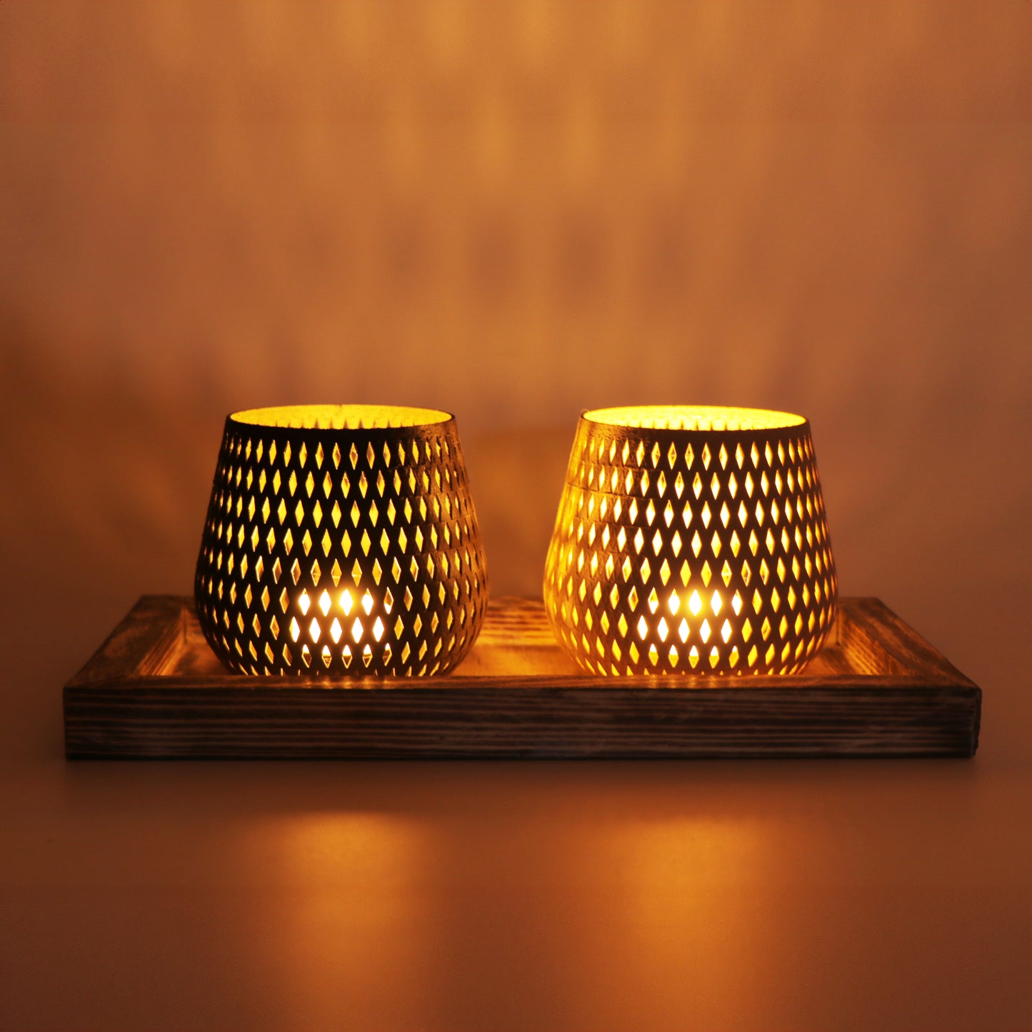 2er Windlicht Set