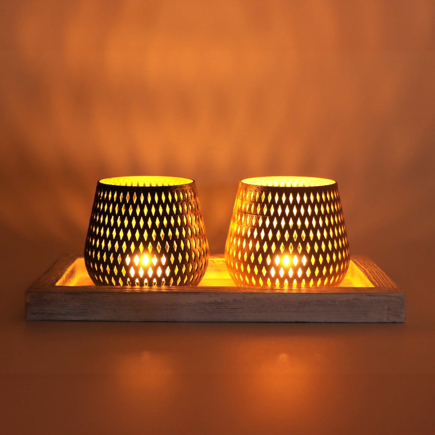 2er Windlicht Set