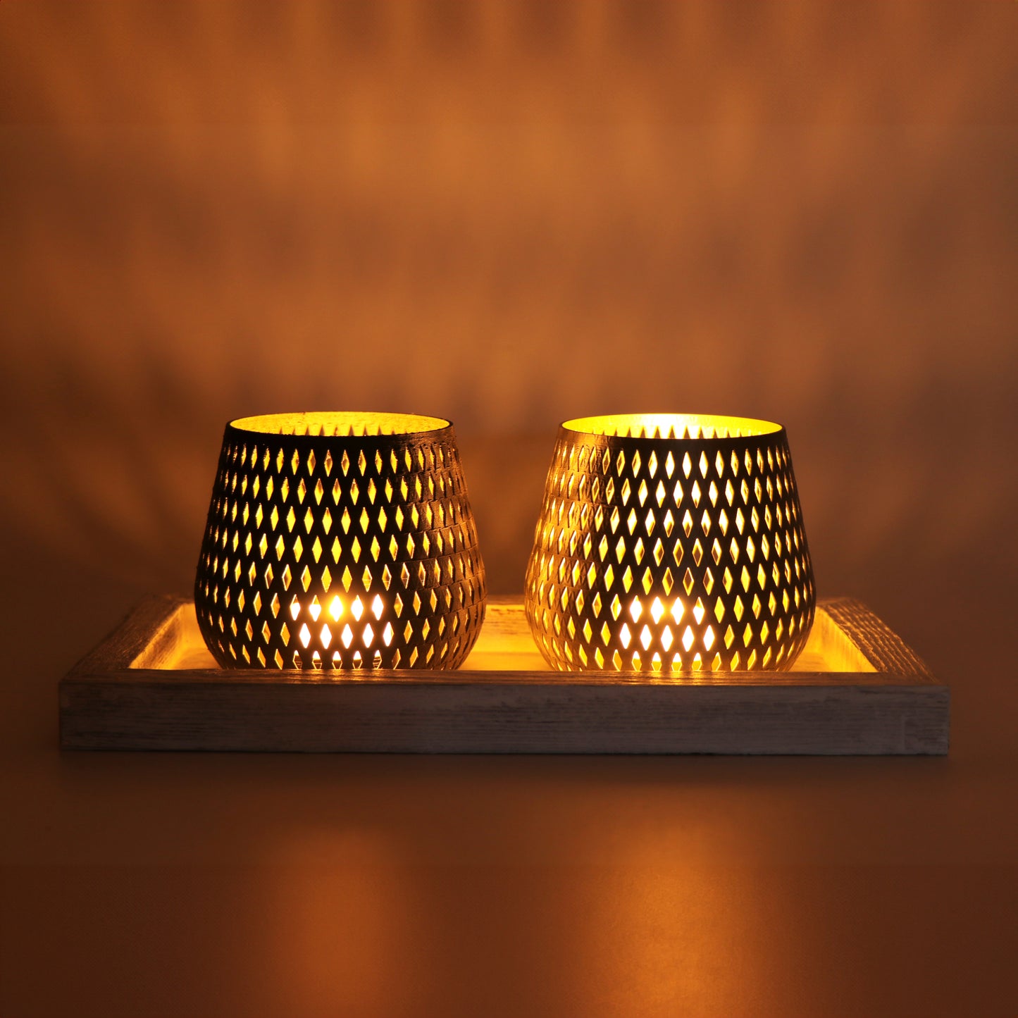 2er Windlicht Set